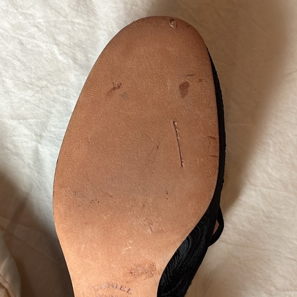 Vtg Daniel Green Ladies Home Slippers 1950s black B65, 8N , fit like 7 - Picture 15 of 15